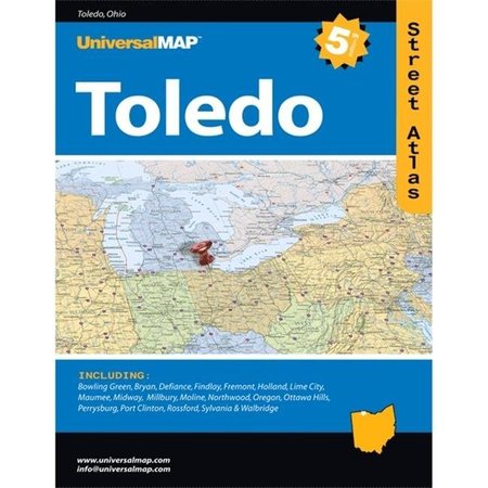 UNIVERSAL MAP GROUP LLC Universal Map 0762566124 Toledo OH Street Atlas 762566124